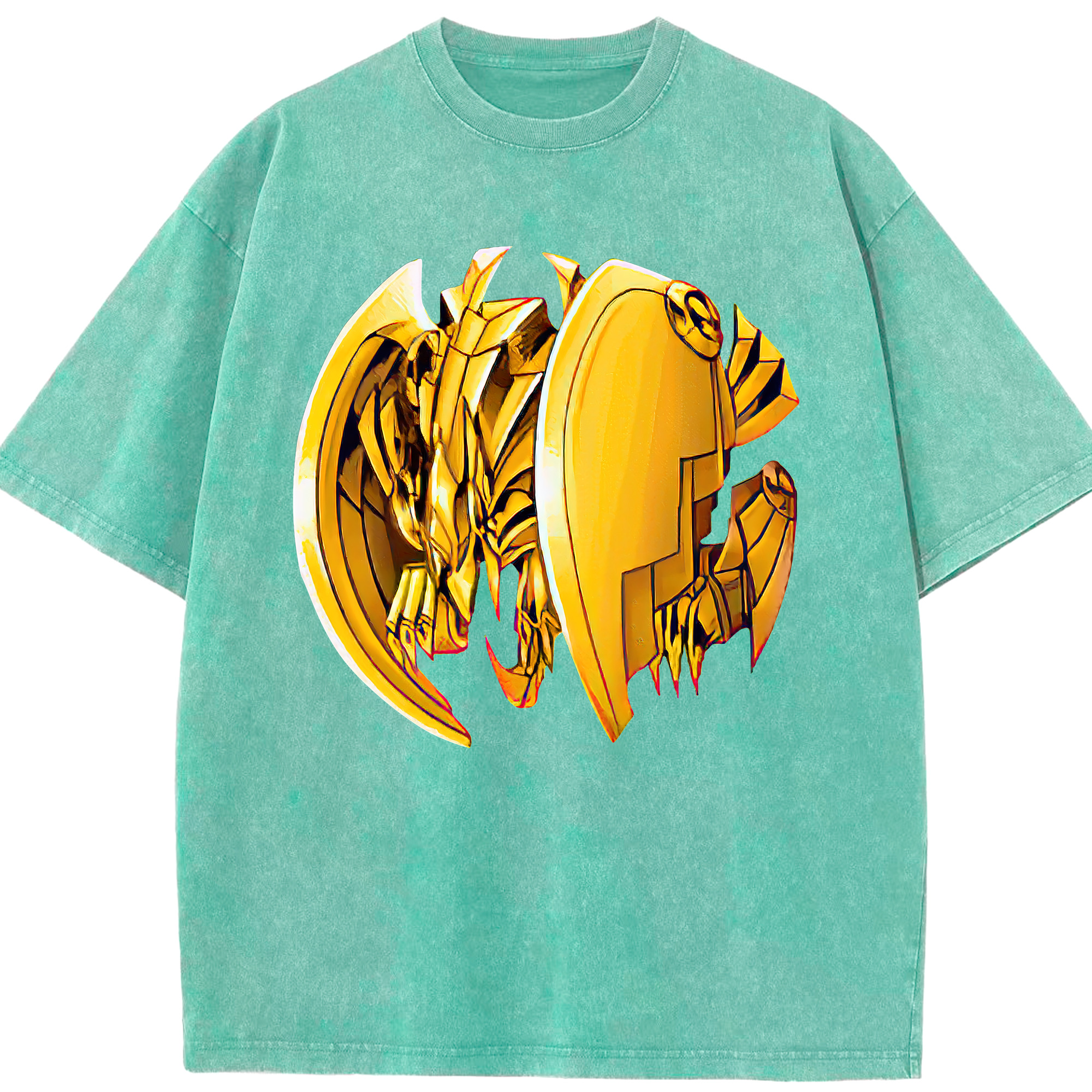 （画像用） 遊☆戯☆王 Yu-Gi-Oh! 綿100% ヴィンテージ風 半袖Tシャツ（フロントプリント）